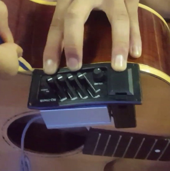 Lắp ráp (gắn) EQ guitar