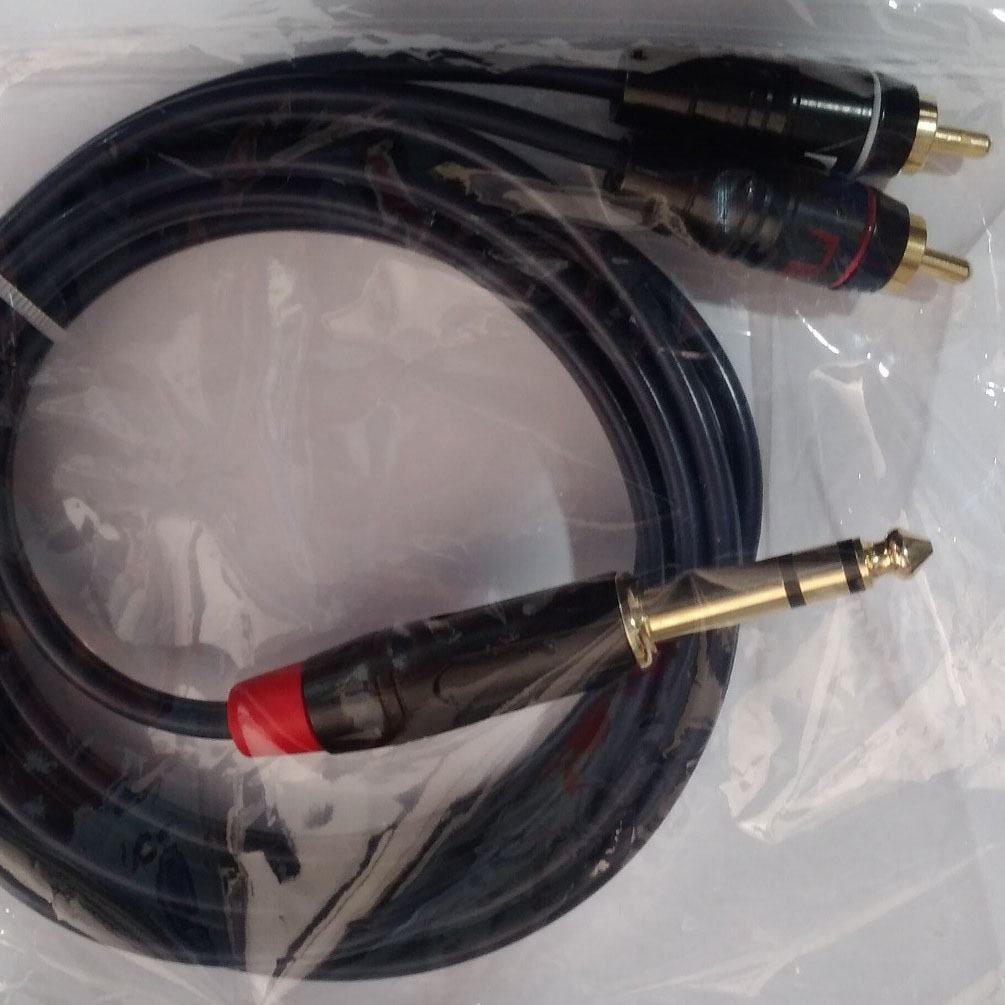 Dây insert 6ly Ra 2 Đầu 3.5 màu đen